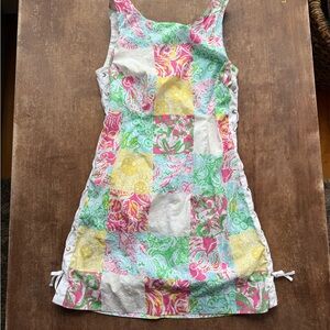 Lilly Pulitzer Pink and Yellow Sleeveless Sundress